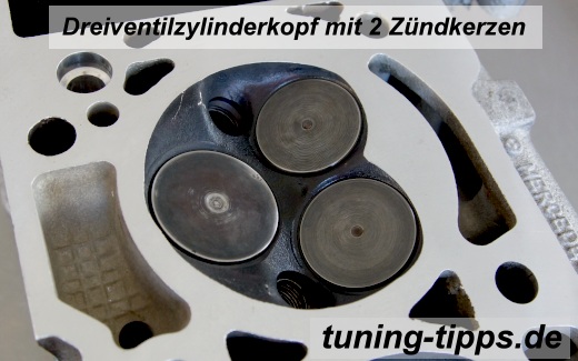 3-Ventil-Zylinderkopf