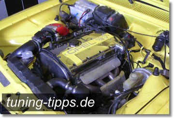 Opel Kadett GTE mit 2,0 L DOHC 16V-Motor